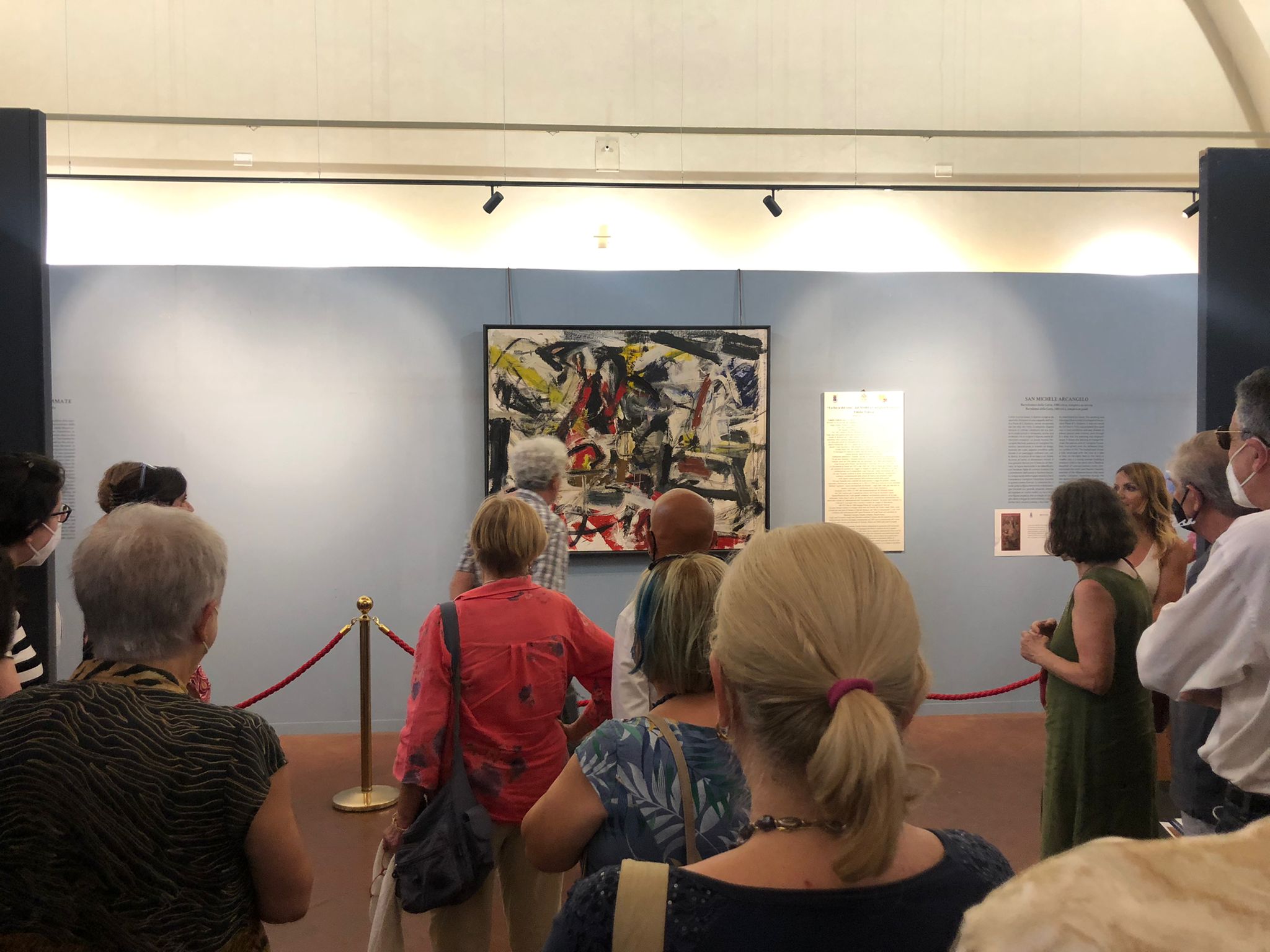 Contrasto 59-2V: visitabile fino al 18 settembre, presso la Pinacoteca comunale, l’opera di Emilio Vedova