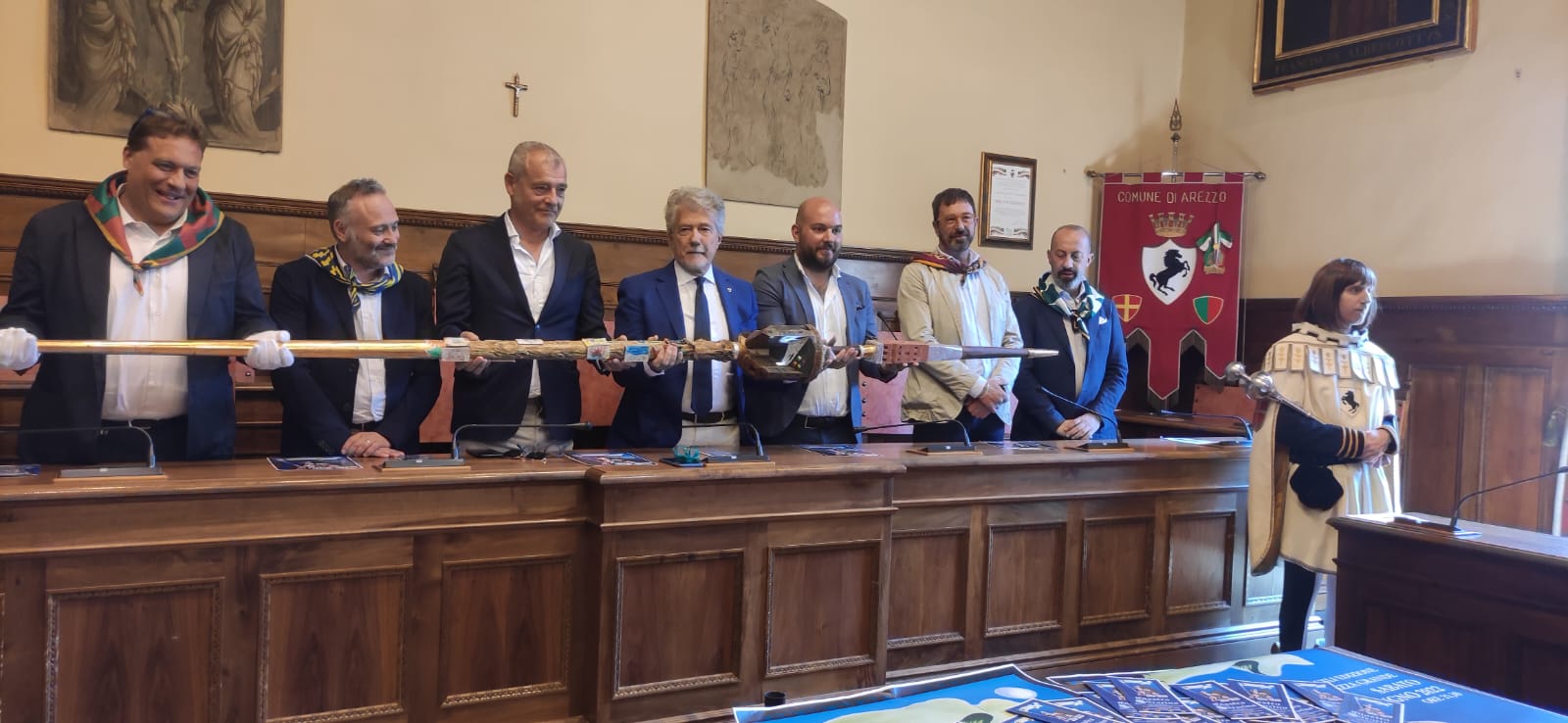 Presentata la Lancia d’Oro della 141esima edizione della Giostra del Saracino