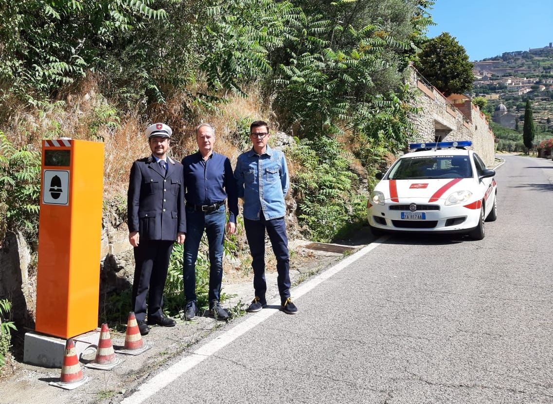 Cortona, ecco la mappa dei primi 10 dissuasori di velocità