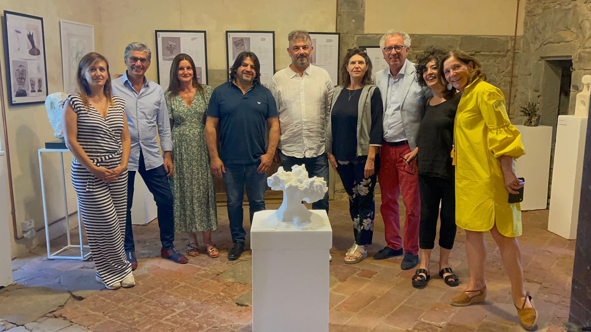 Cortona, le sculture di Maurizio Toffoletti alla Fortezza del Girifalco