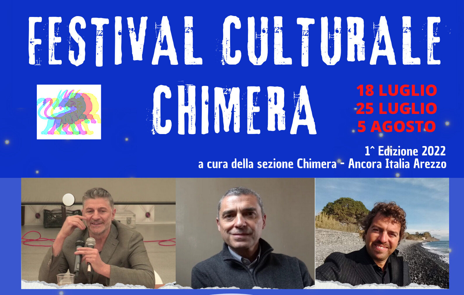 La sezione Chimera di Ancora Italia organizza il 1° Festival Culturale Chimera
