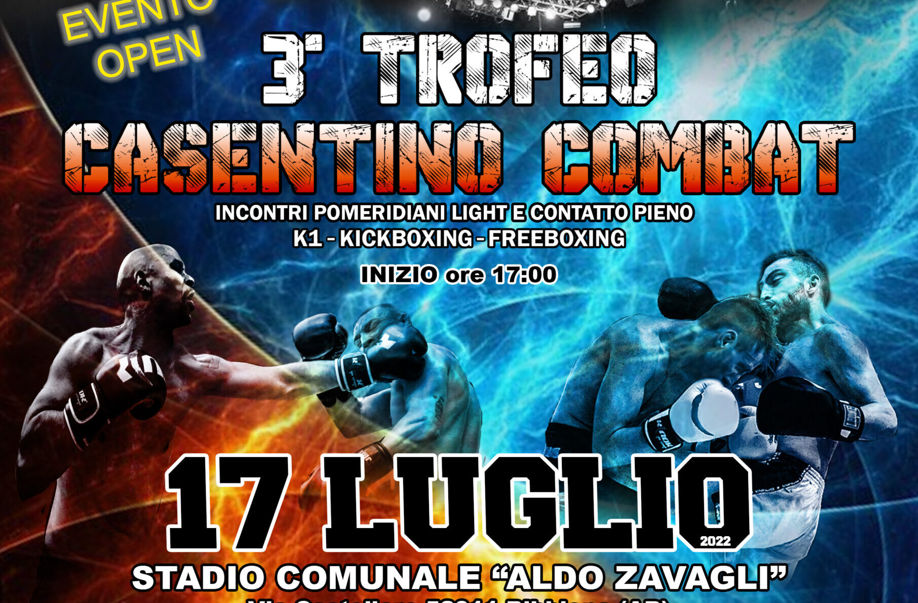 3° Trofeo Casentino Combat: il più grande evento di sport da combattimento della Vallata