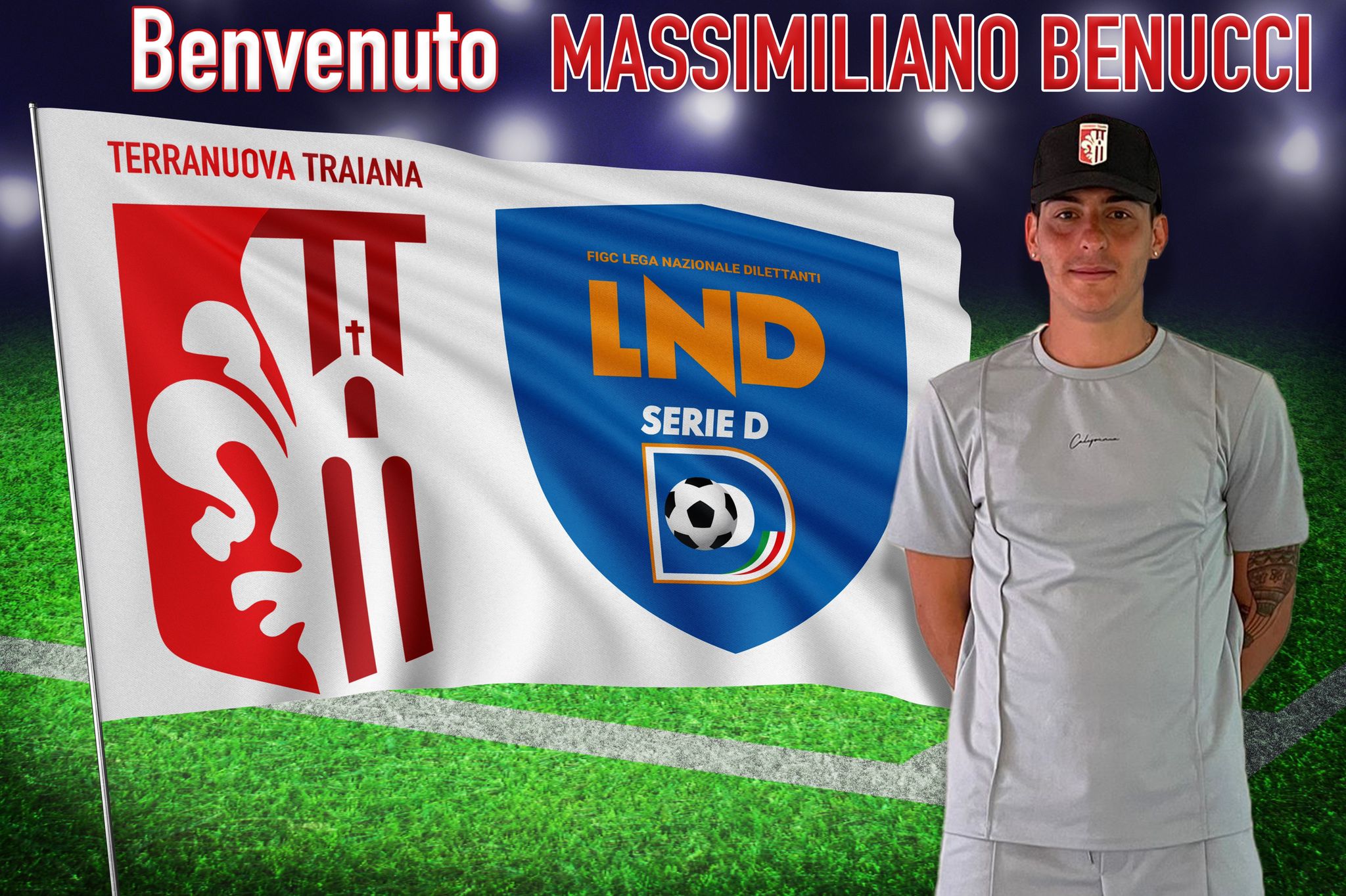 ASD Terranuova Traiana dà il benvenuto a Massimiliano Benucci