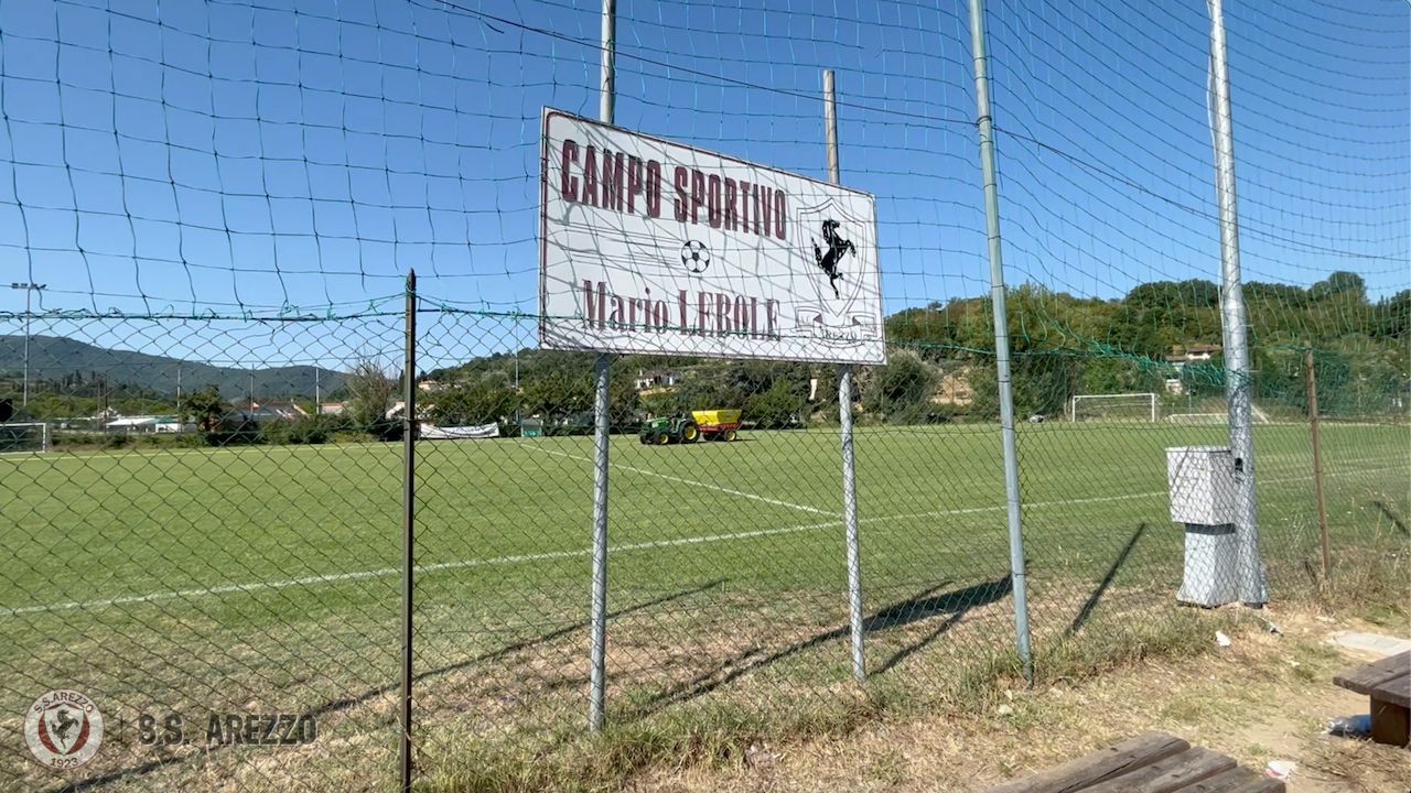 S.S. Arezzo: al via i lavori sul campo Lebole