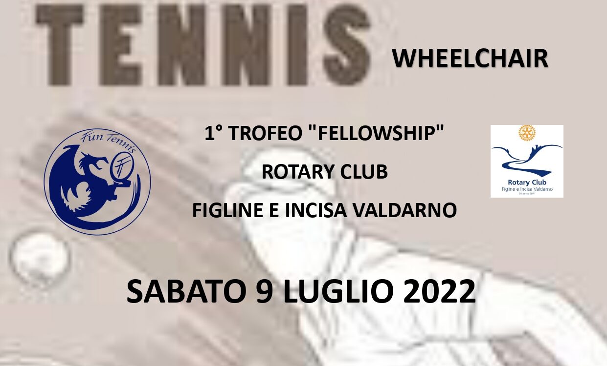Figline Valdarno: Fun Tennis organizza il primo trofeo “Rotary Fellowship”