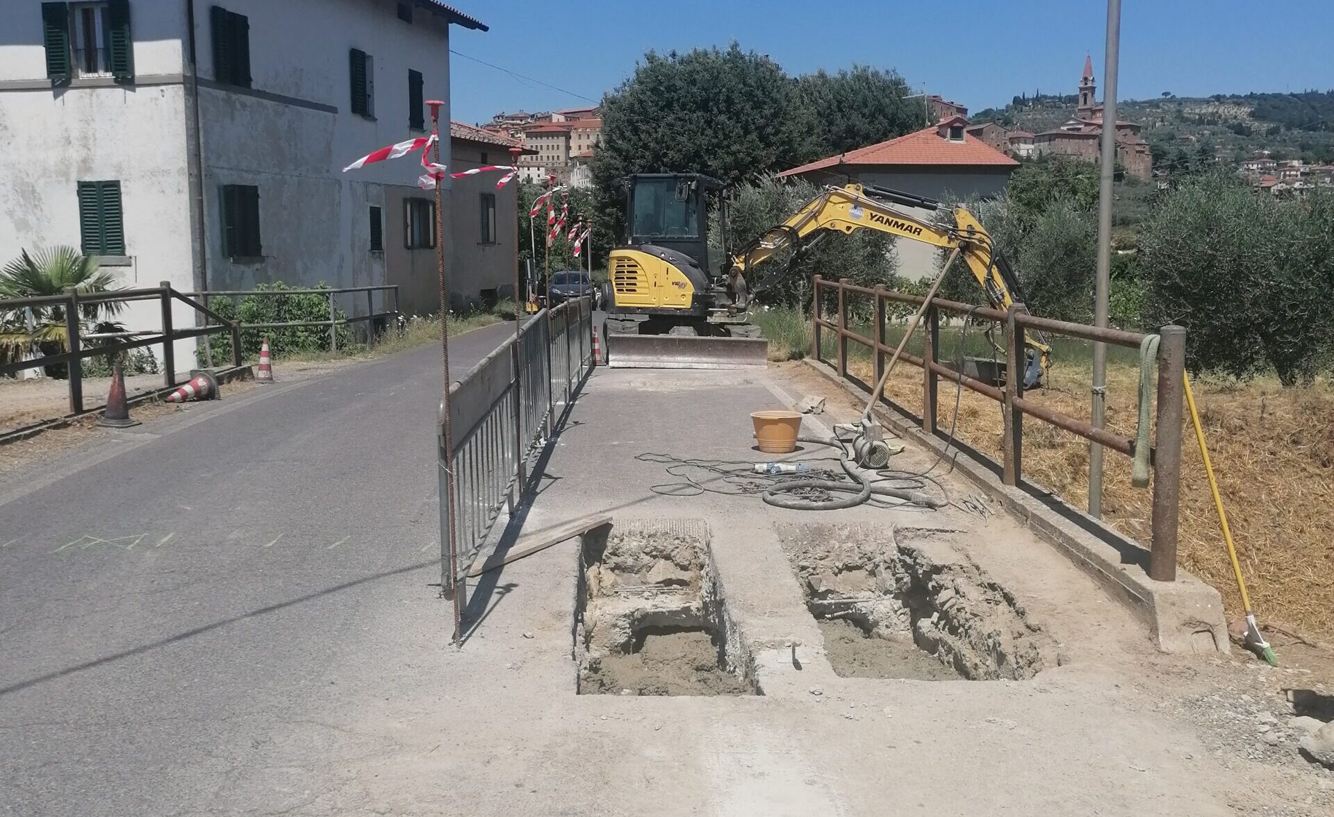 Castiglion Fiorentino: al via il cantiere sul fosso del Cibino e Pozzo Nuovo