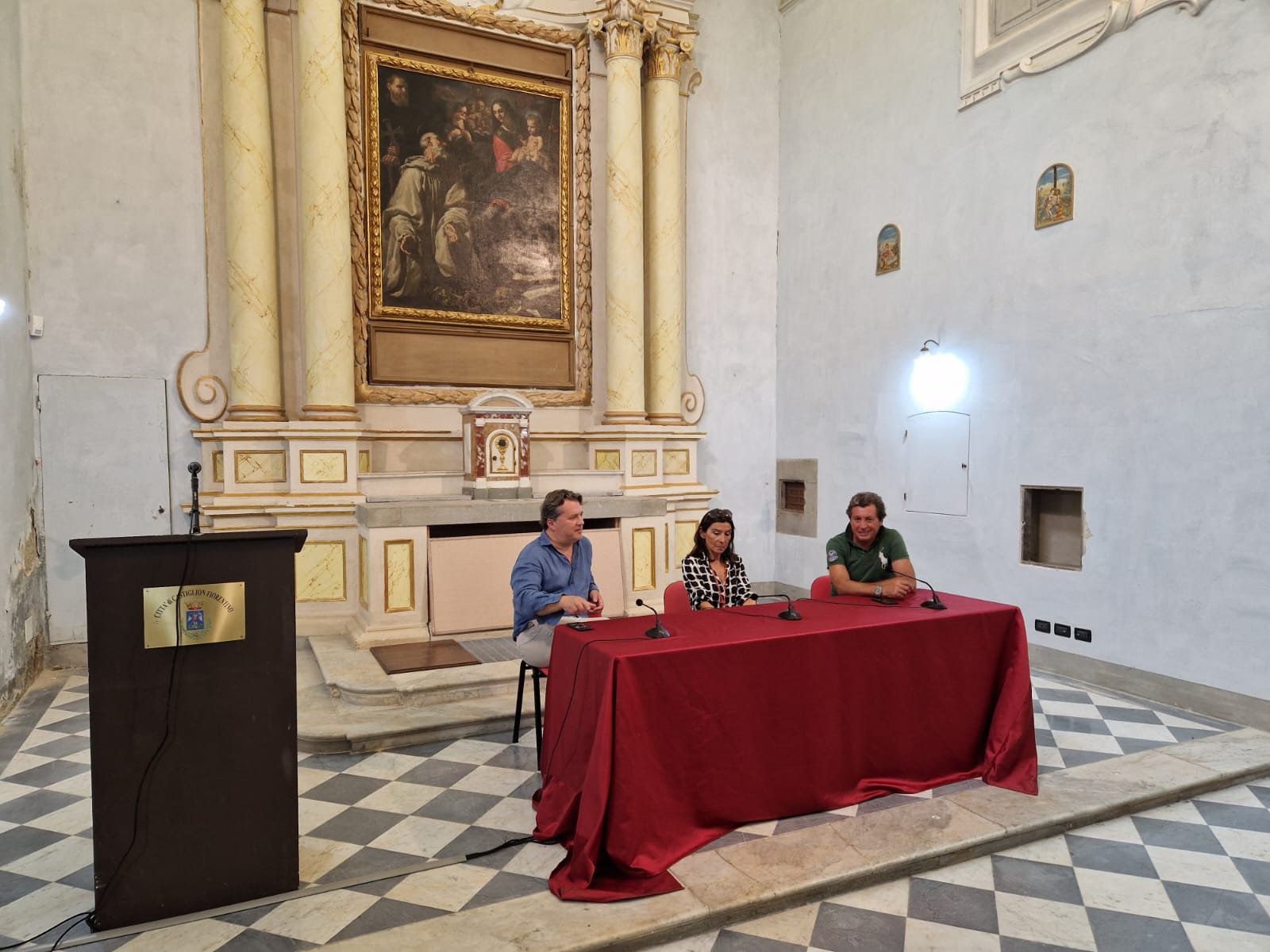 Restaurato con il dipinto di “San Girolamo, Madonna con Bambino e Sant’Andrea”
