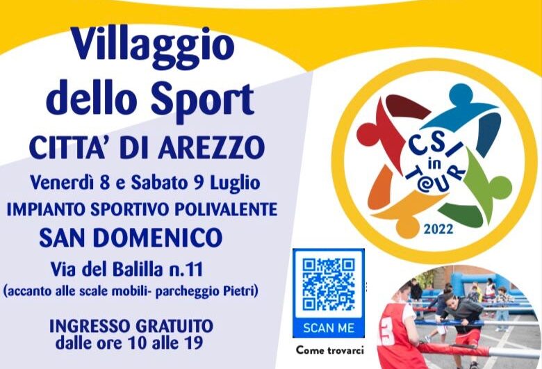 “CSI in Tour – Villaggio dello Sport”: un weekend dedicato allo sport per tutti