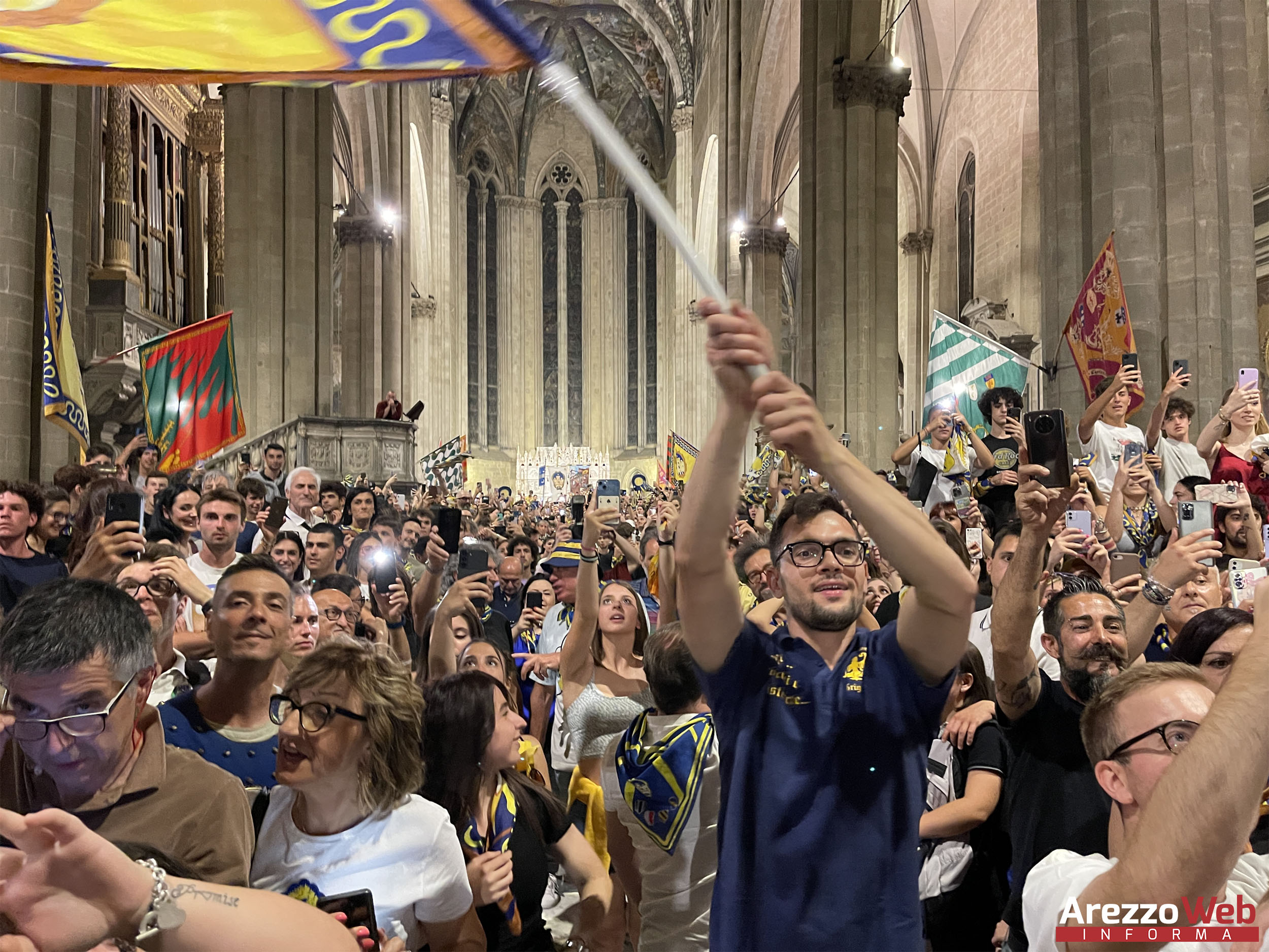Porta Santo Spirito: cena della vittoria