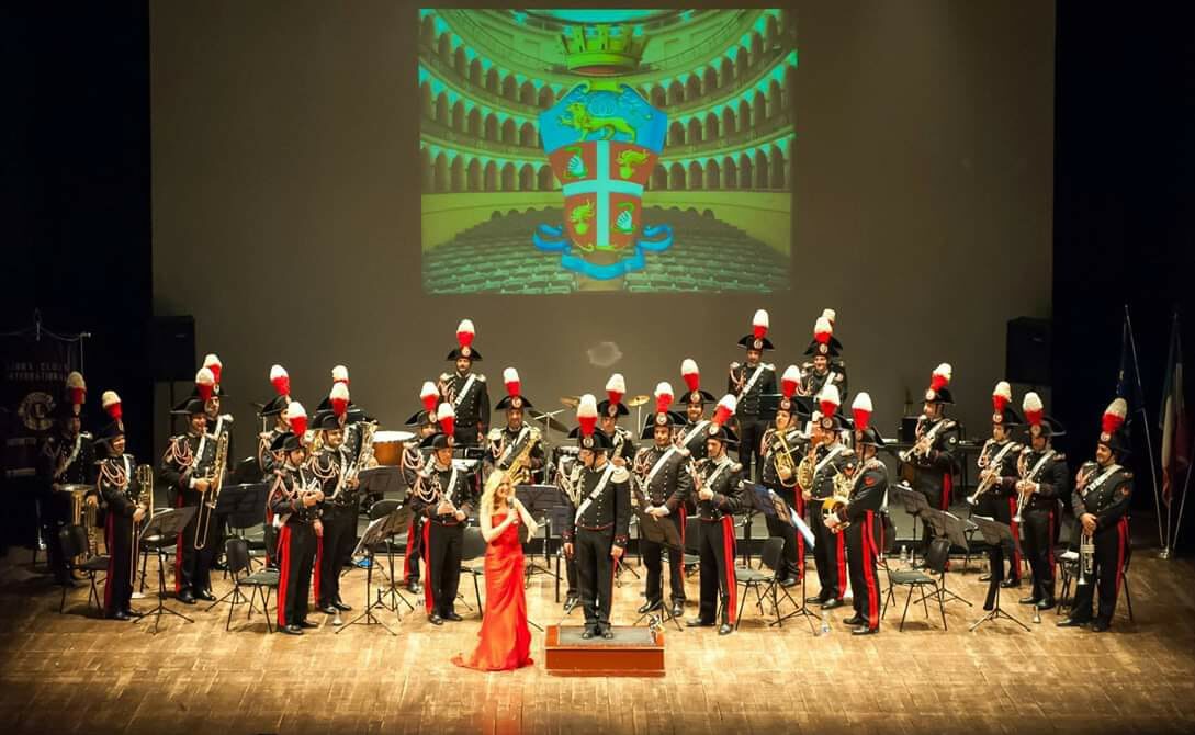 Cortona, Fanfara dei Carabinieri: Scuola Marescialli Firenze