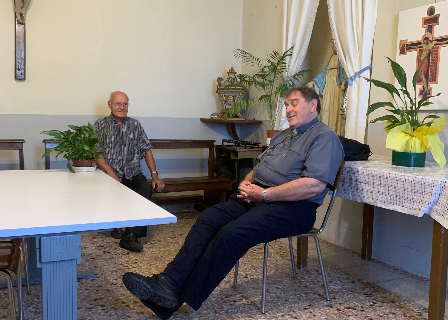 Castiglion Fiorentino: Padre Natale Paganelli ha incontrato il vescovo di Makeni