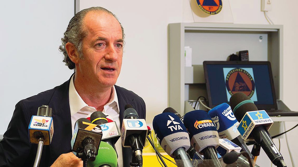 Luca Zaia: “il Covid ha una bassa mortalità, è brutto da dire ma è così”