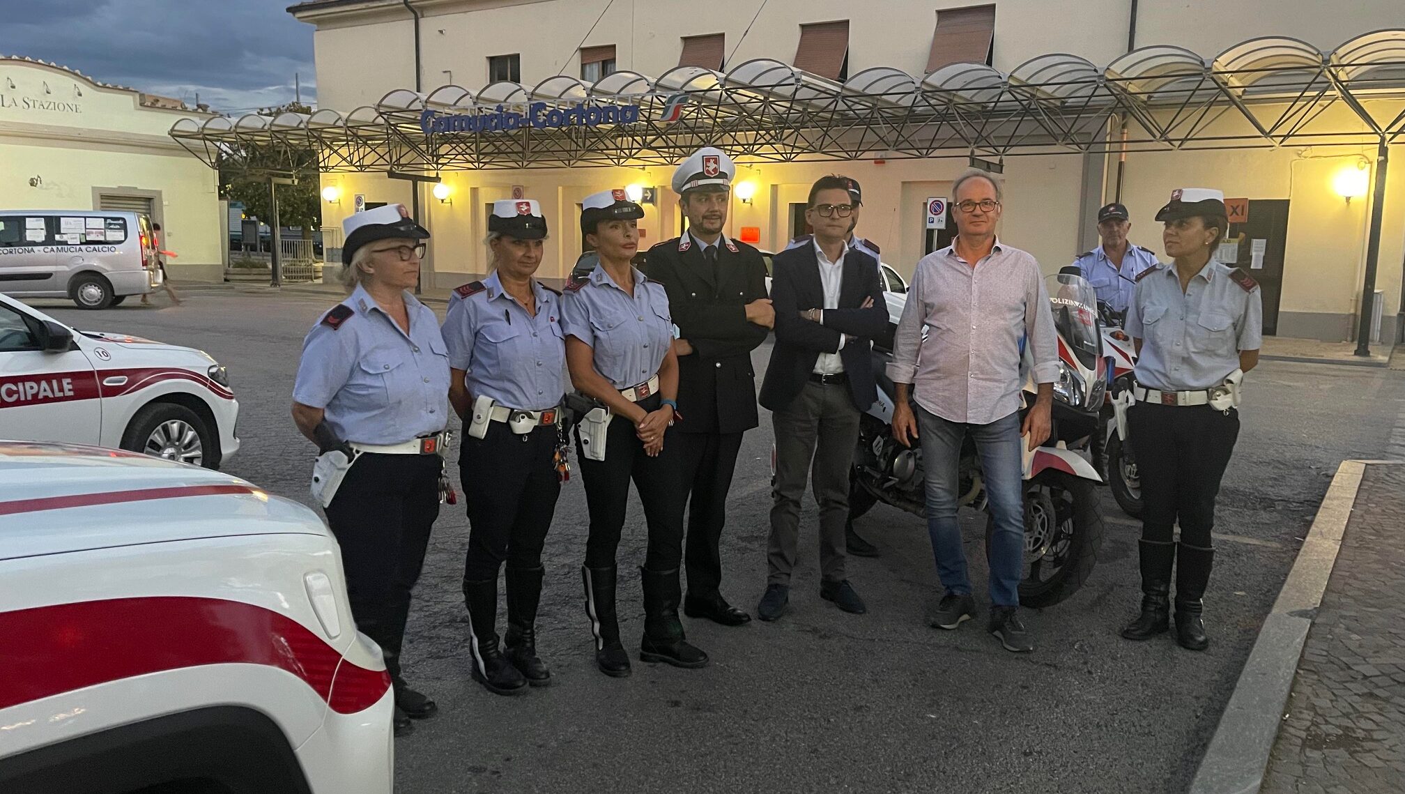 Cortona: sempre più servizi di controllo della Polizia municipale, anche di notte
