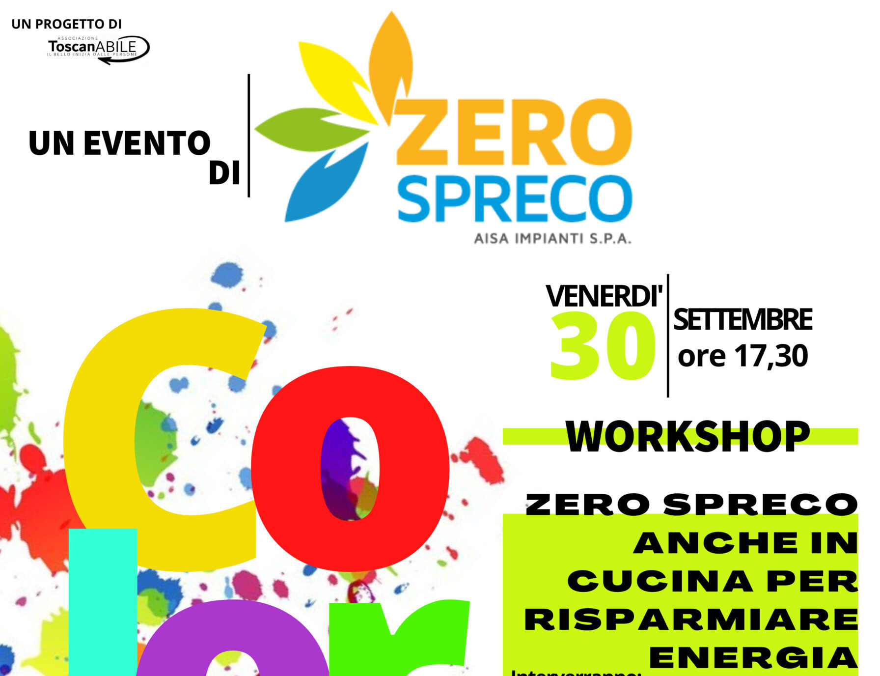 Arte, risparmio energetico e impegno sociale con “Zero Spreco”