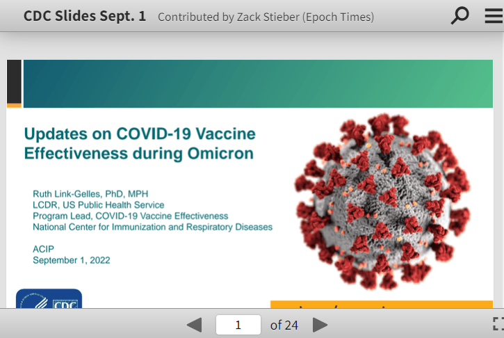 Dati CDC: l’efficacia del vaccino mRNA contro il Covid-19 è quasi nulla contro Omicron