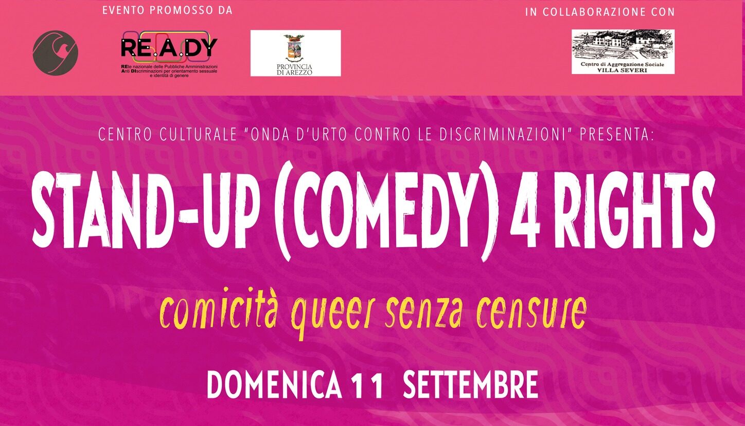 “Stand Up Comedy 4 Rights”: a Villa Severi una serata di comicità queer