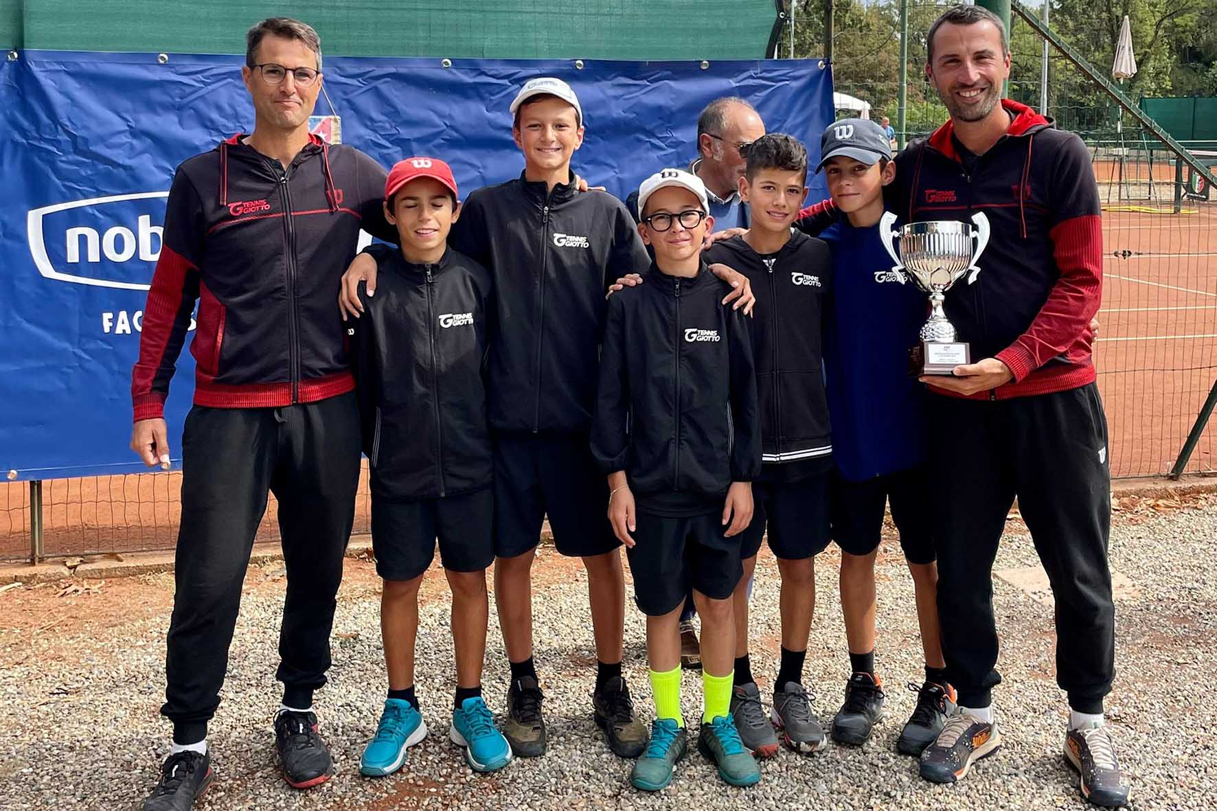 Due squadre del Tennis Giotto sul podio dei Campionati Italiani Giovanili