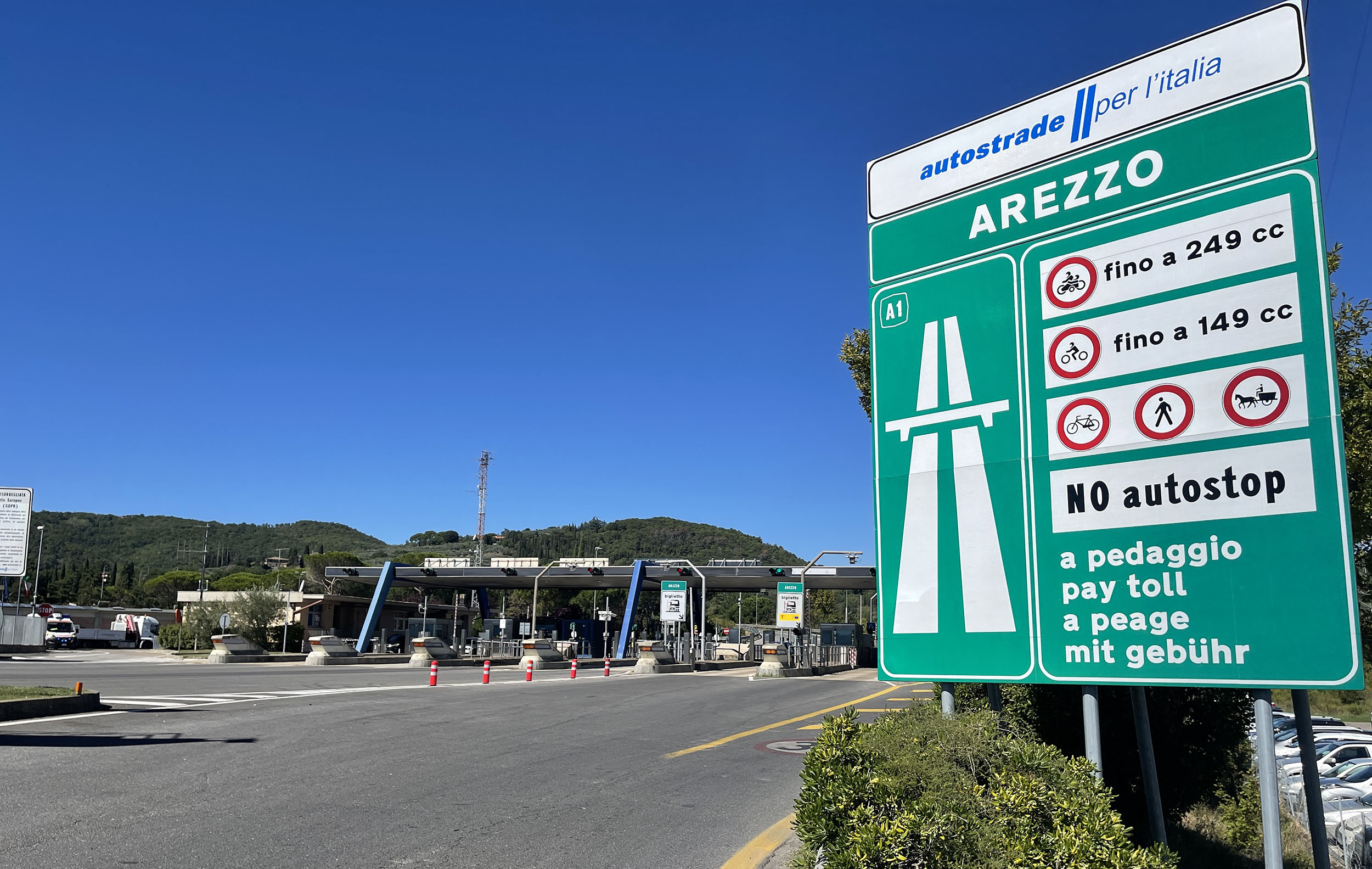 A1 Milano-Napoli: chiusa per una notte la stazione di Arezzo