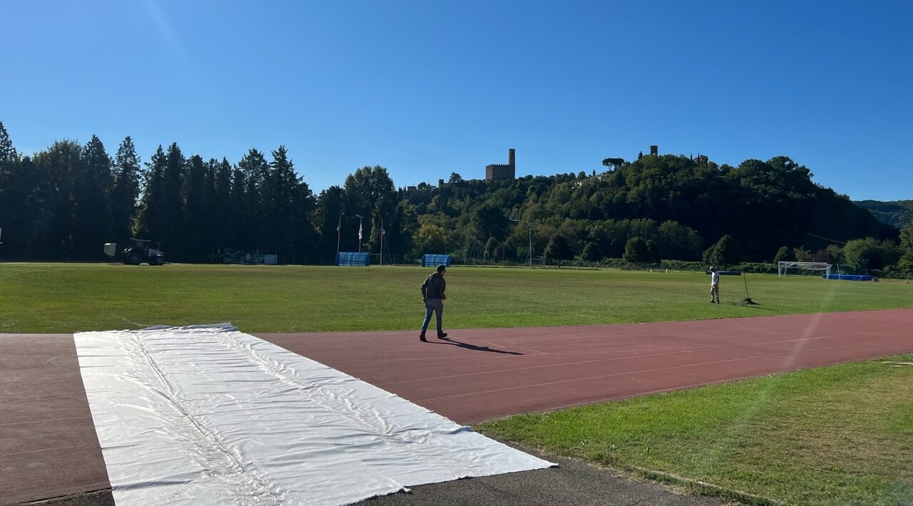 Al via i lavori nello stadio comunale di Poppi: nuovo manto erboso e impianto di irrigazione