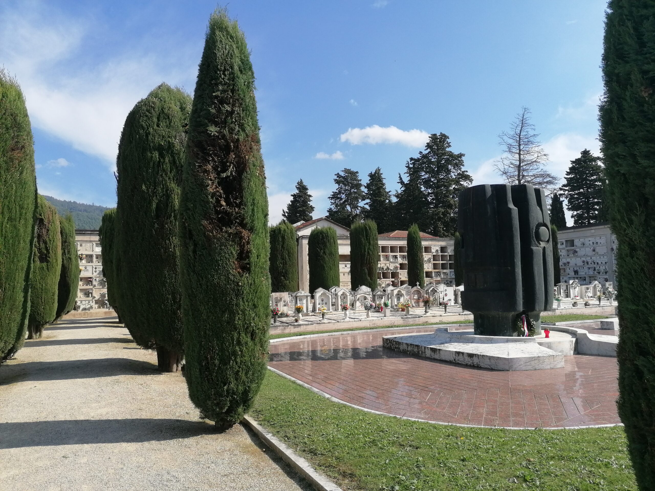Cerimonia presso il Sacrario degli Slavi di Sansepolcro