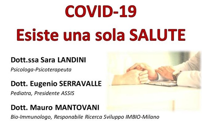 Covid-19: Esiste una sola salute. Incontro al Teatro Pietro Aretino