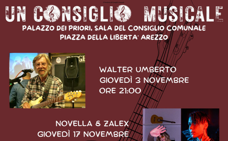 La Sala consiliare di Palazzo dei Priori si fa palco: domani sera il primo “Consiglio Musicale”