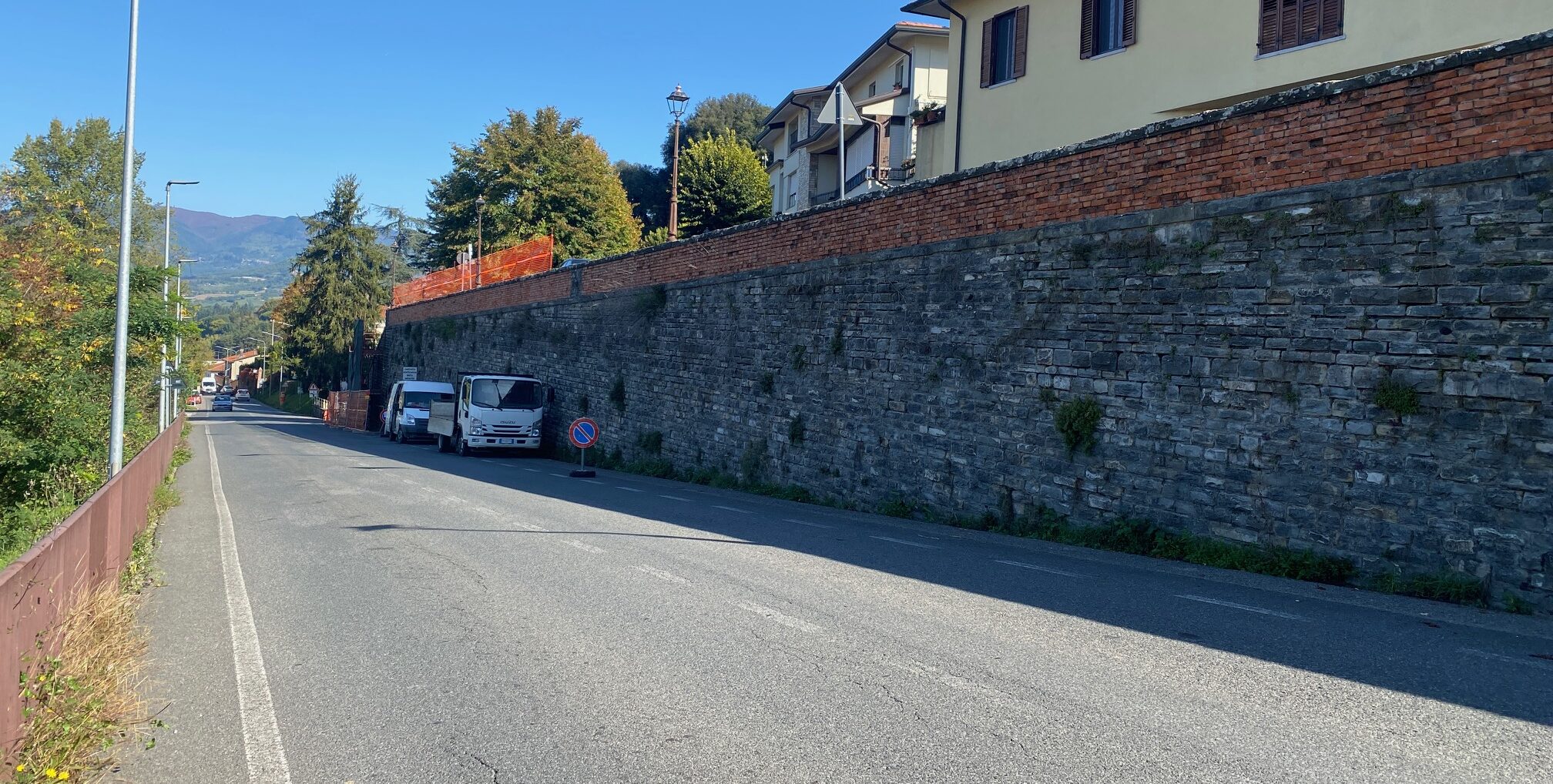 Muro di Viale Michelangelo: al via la manutenzione grazie alla Provincia