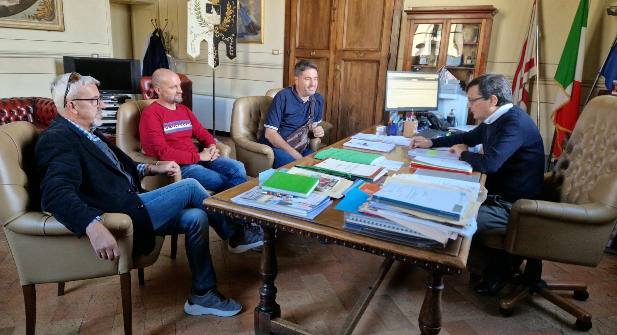 Sansepolcro: il sindaco Innocenti ha incontrato il Sindacato della Polizia di Stato