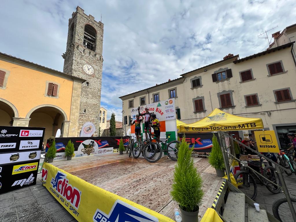 Panariello, un fulmine alla Casentino Bike