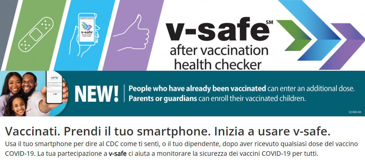 V-Safe: oltre 10 milioni di americani hanno segnalato reazioni avverse ai vaccini Covid-19