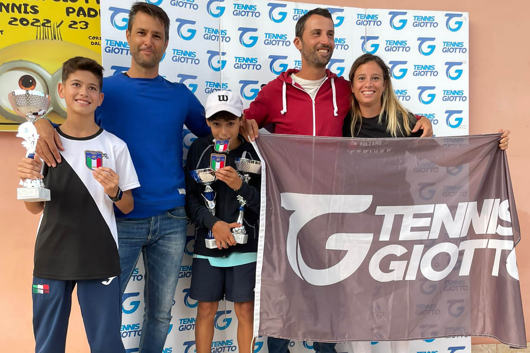 Il Tennis Giotto festeggia due titoli regionali nell’Under12