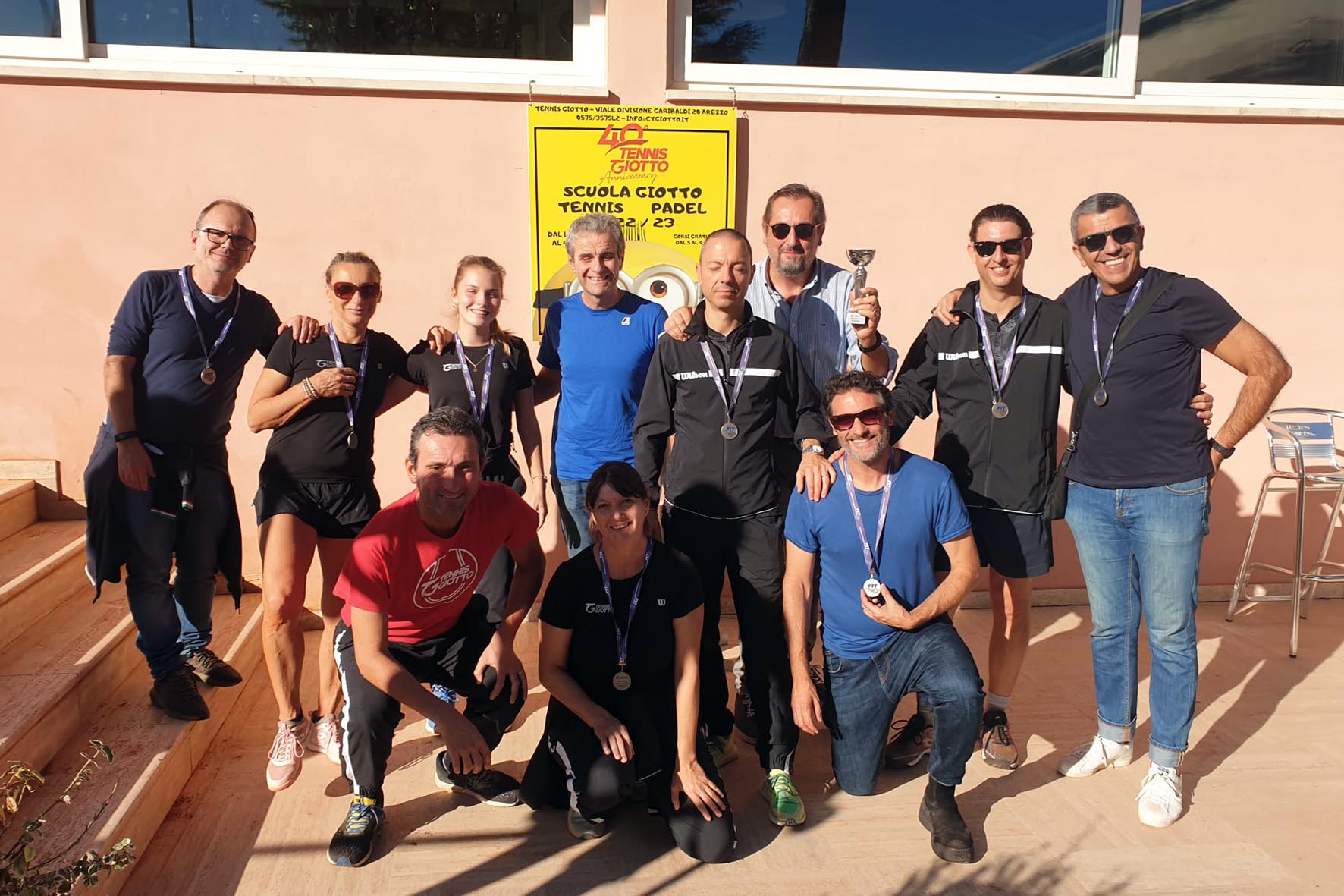 Secondo posto per il Tennis Giotto nel Campionato Regionale Misto 