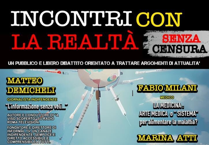 “Incontri con la Realtà”: i temi senza censura di questo sabato, in piazza Risorgimento