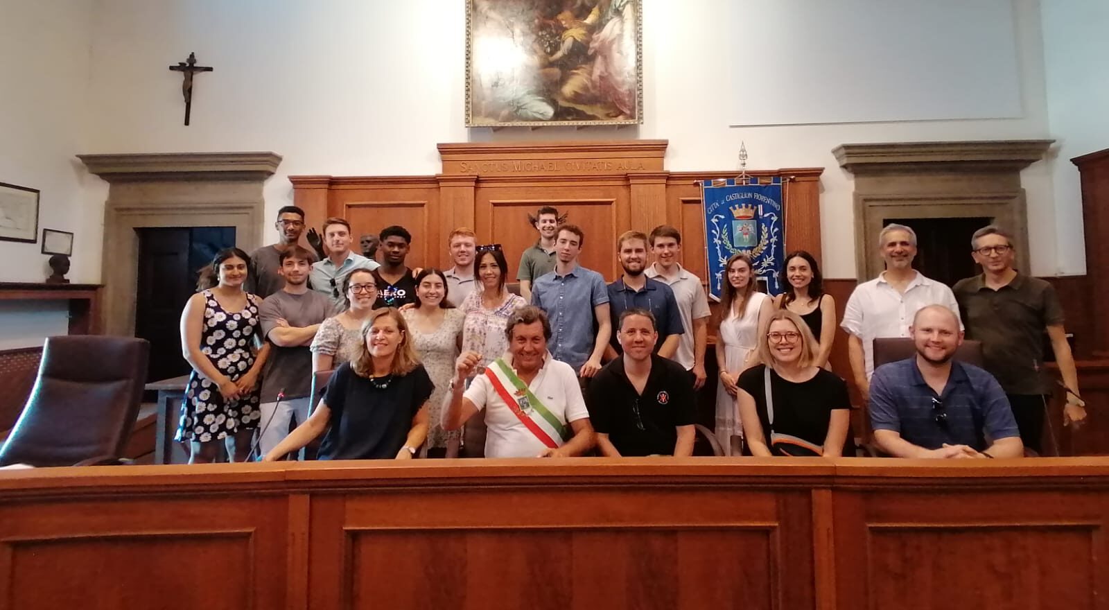 Gli studenti della Virginia Military Institute di Lexington promuovono Castiglion Fiorentino