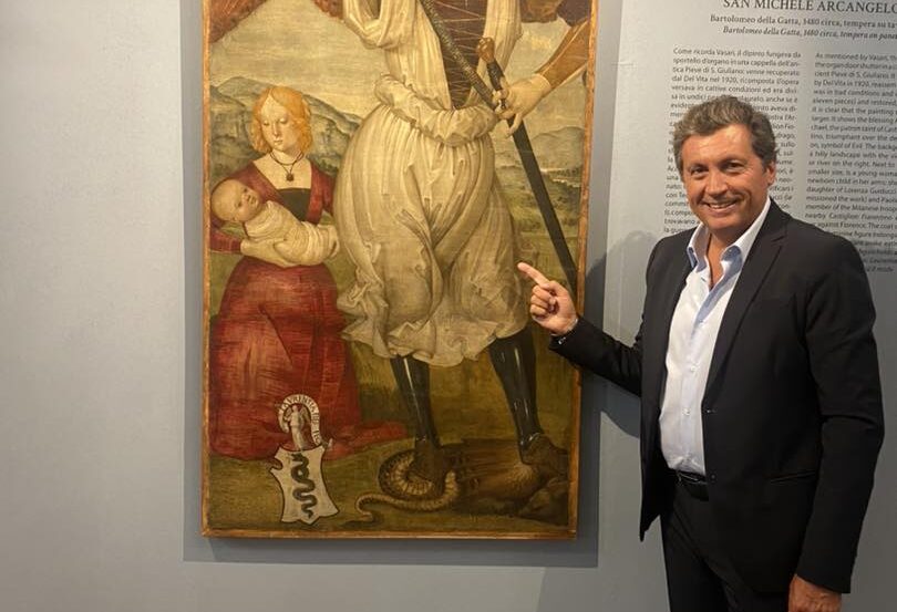 Castiglion Fiorentino: rientrato il “San Michele Arcangelo” di Bartolomeo della Gatta