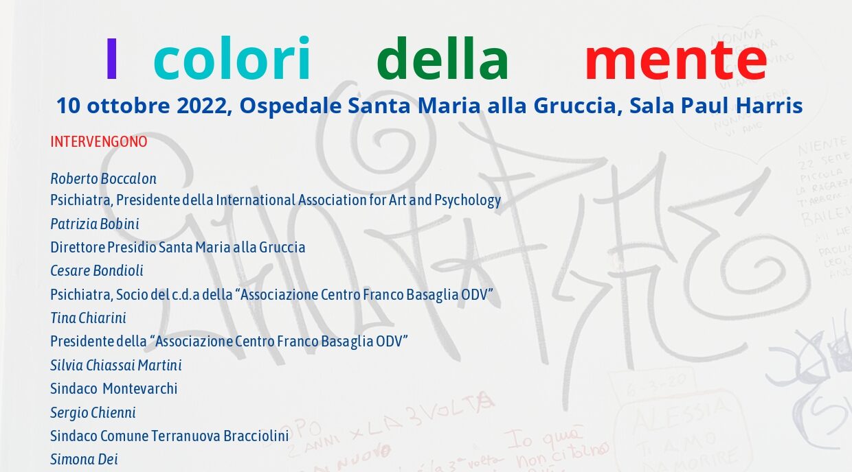 Giornata della Salute Mentale: in Valdarno il convegno “I Colori delle Emozioni”