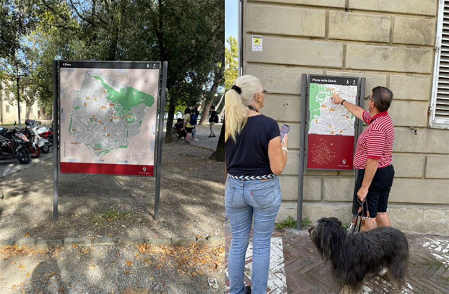 Arezzo rinnova la segnaletica turistica