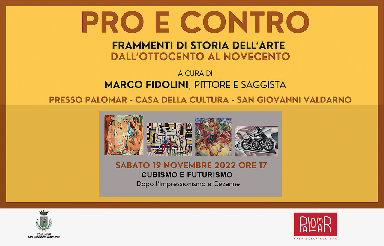 Sabato secondo appuntamento con “Pro e contro: Frammenti di storia dell’arte”