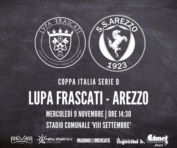 Lupa Frascati vs Arezzo: le info sulla prevendita