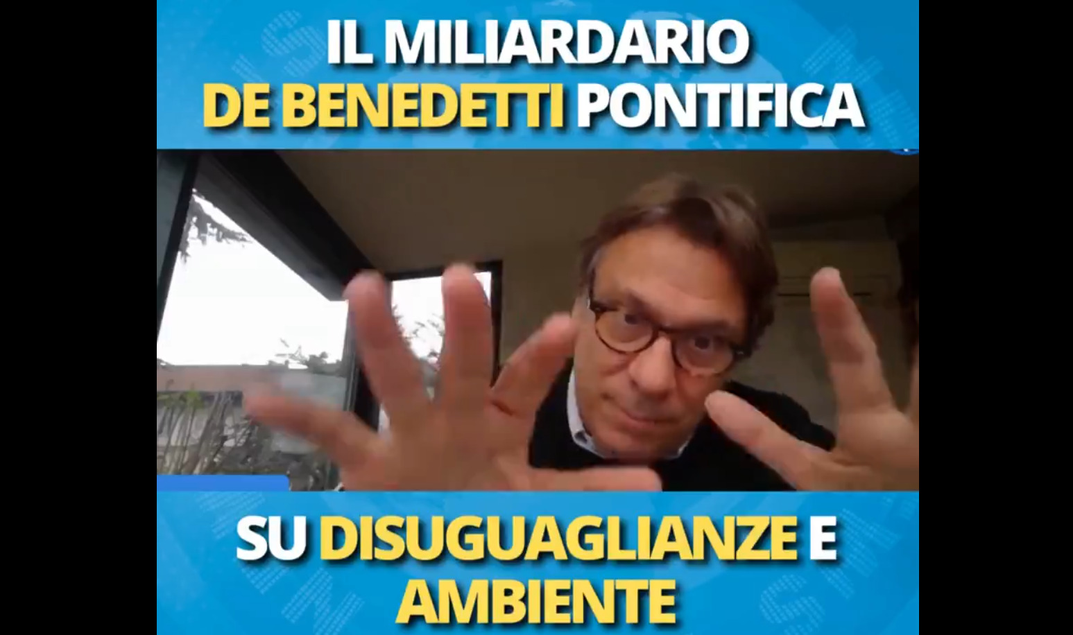 Nicola Porro: “De Benedetti è l’esempio delle diseguaglianze mondiali”