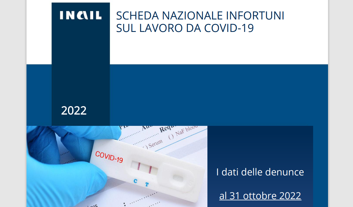 Infortuni sul lavoro da Covid-19: nei primi tre mesi del 2022 si erano già superati i casi registrati nell’intero anno 2021