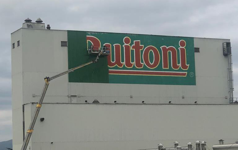 Sparisce il logo buitoni. Il commento del Sindaco