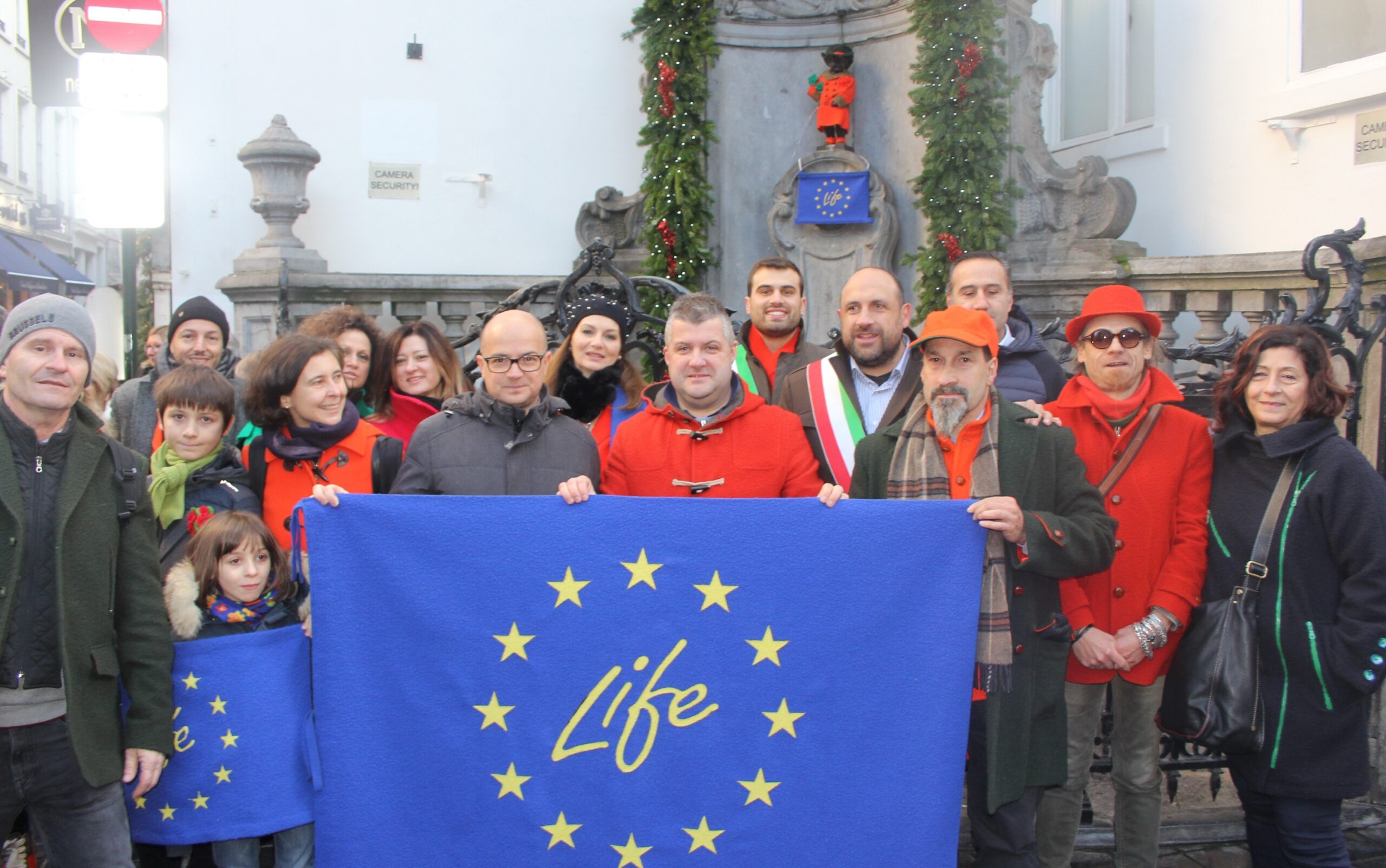 Il Club Amici del Ricciolo in fiera in Belgio con il Panno Casentino