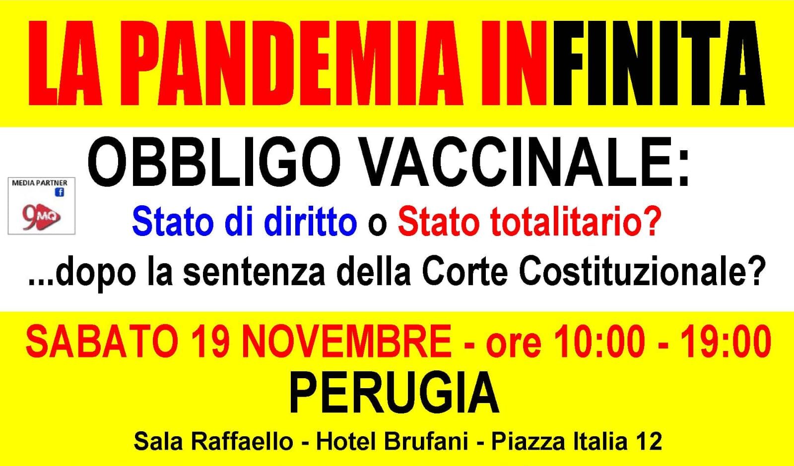 Pandemia in-finita, obbligo vaccinale, stato di diritto: il convegno di Cosau e Cosar