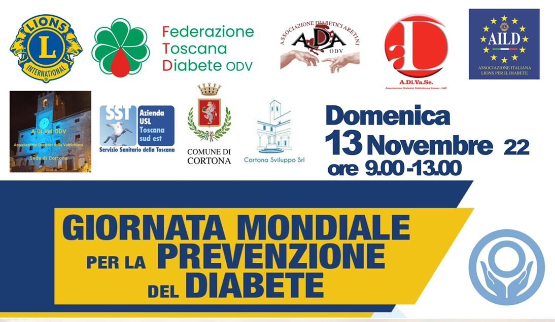 A Cortona si celebra la giornata mondiale del diabete