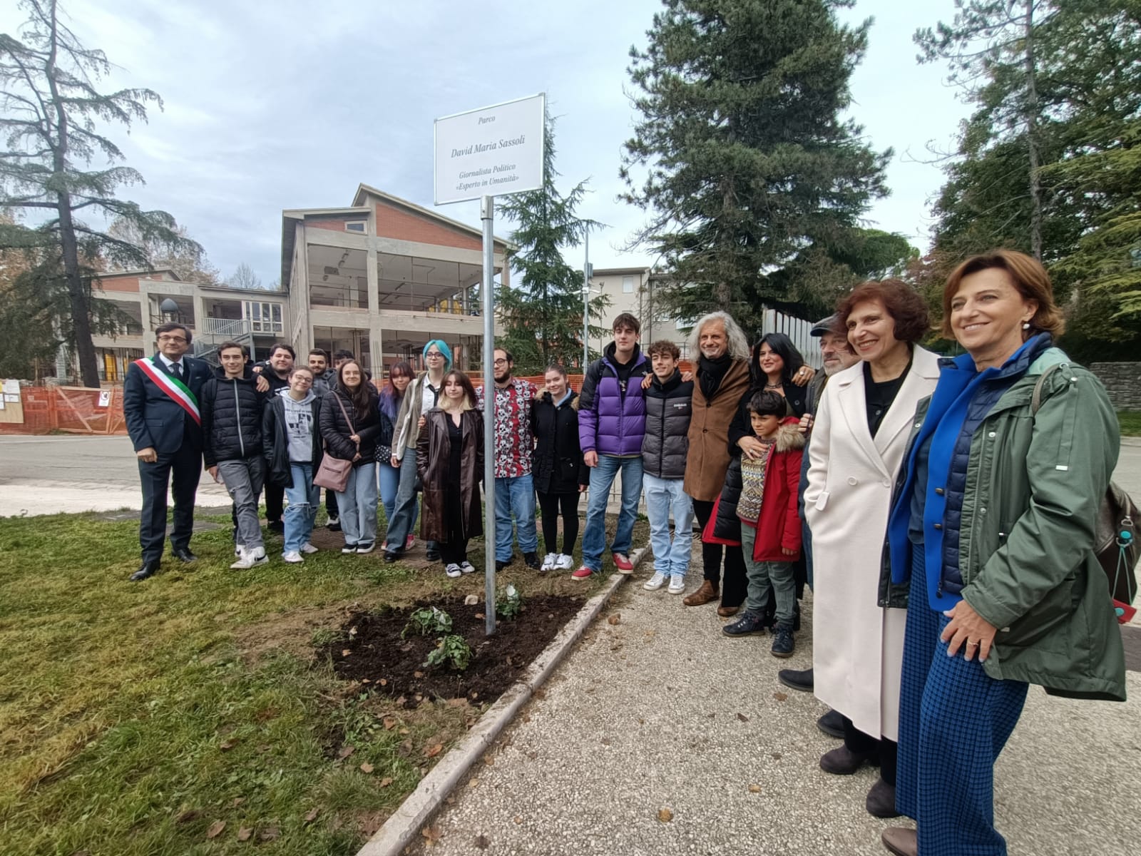 Sansepolcro: intitolato il Parco di Liegro a David Maria Sassoli
