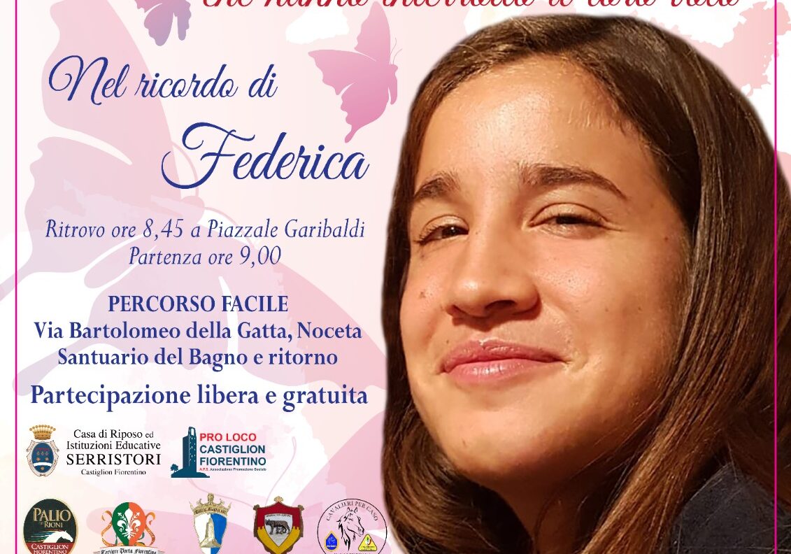 Una “Camminata delle Farfalle” per ricordare Federica Canneti