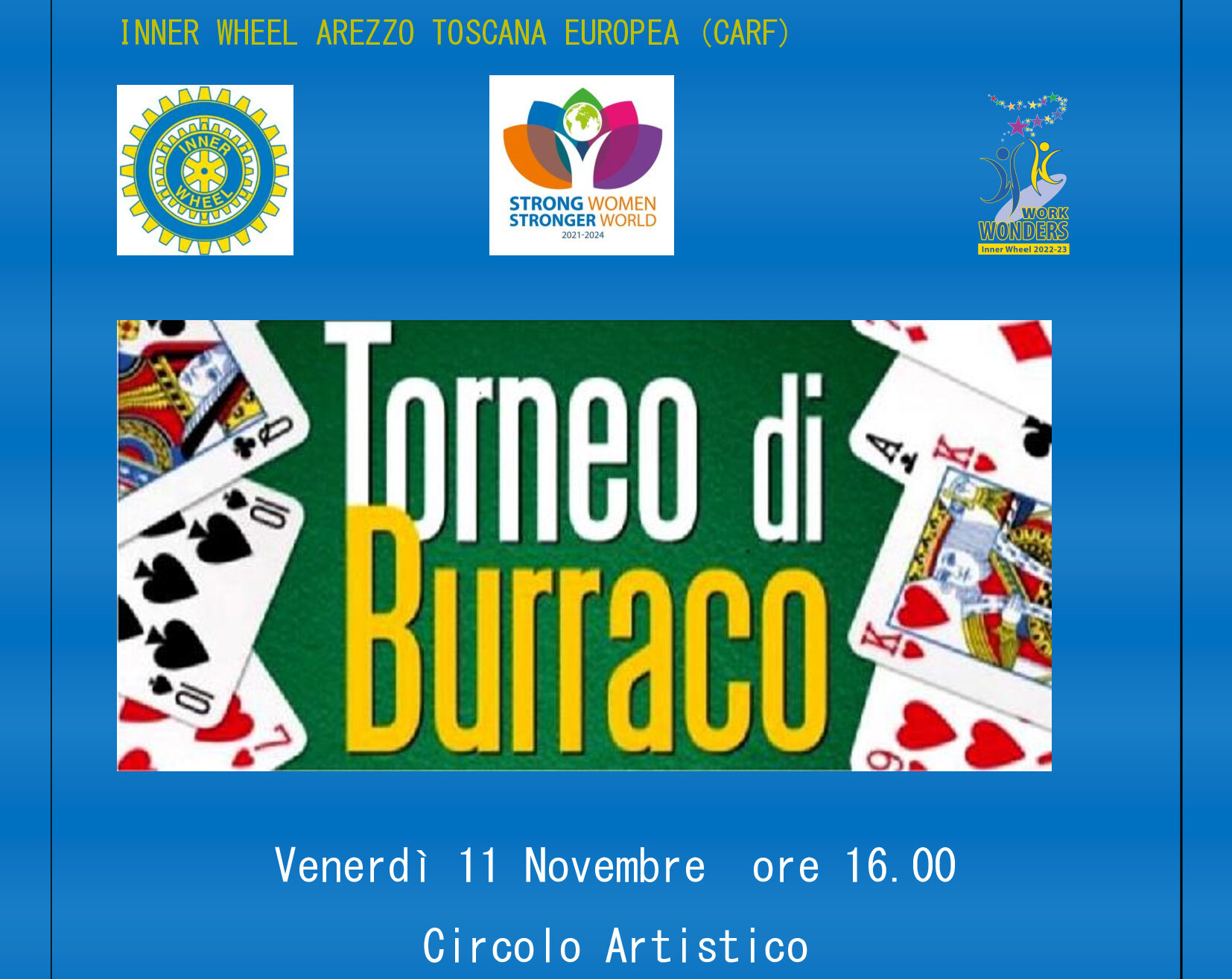 Eventi di beneficenza del Club Inner Wheel Arezzo Toscana Europea