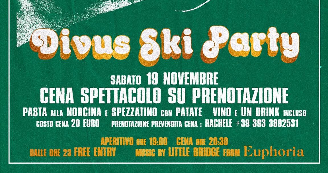 Questo sabato a Porta Sant’Andrea il primo “Divus Ski Party”