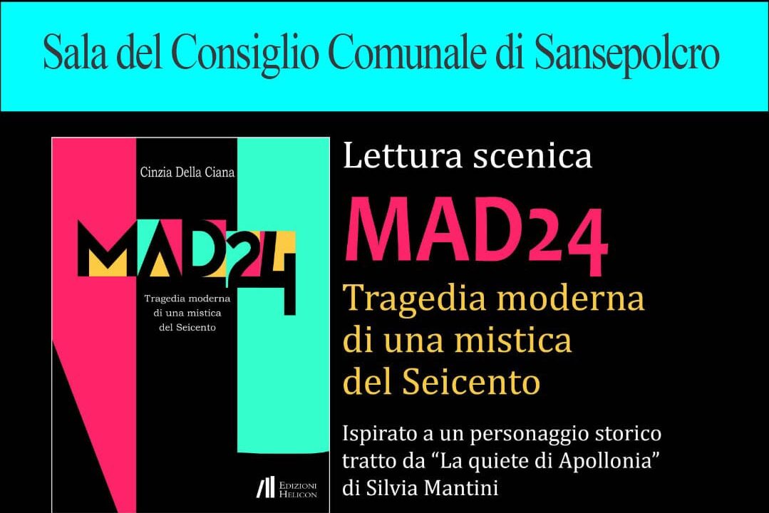 MAD24: a Sansepolcro la presentazione del libro di Cinzia Della Ciana